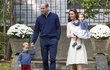 Princ William a Kate Middleton s dětmi.