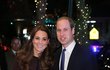 Vévoda  a vévodkyně z Cambridge-Kate Middleton a princ William.