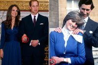 Princ William dal Kate prsten své matky!