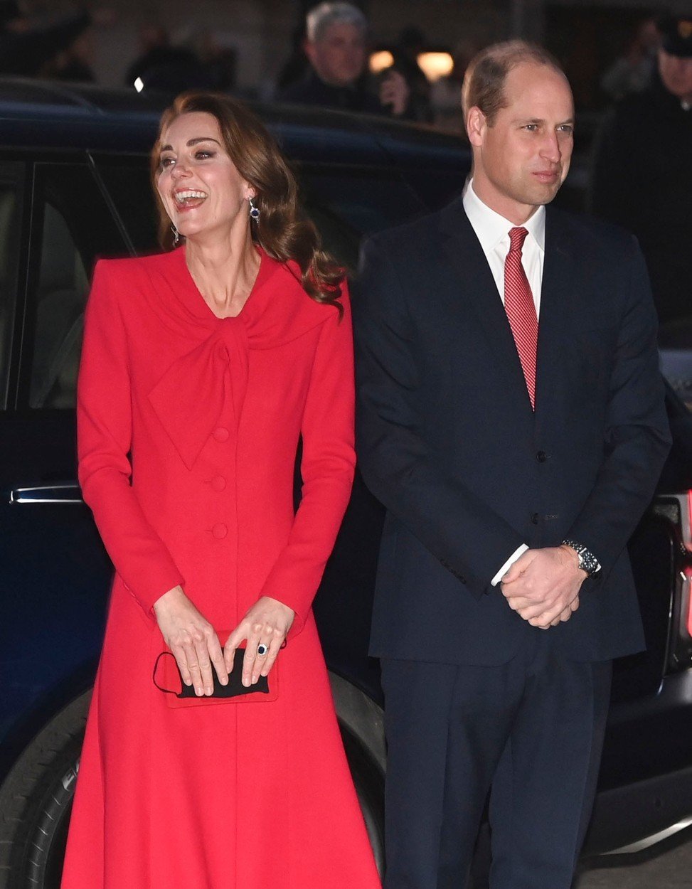 Kate Middletonová s princem Williamem na bohoslužbě Royal Carols: Together at Christmas
