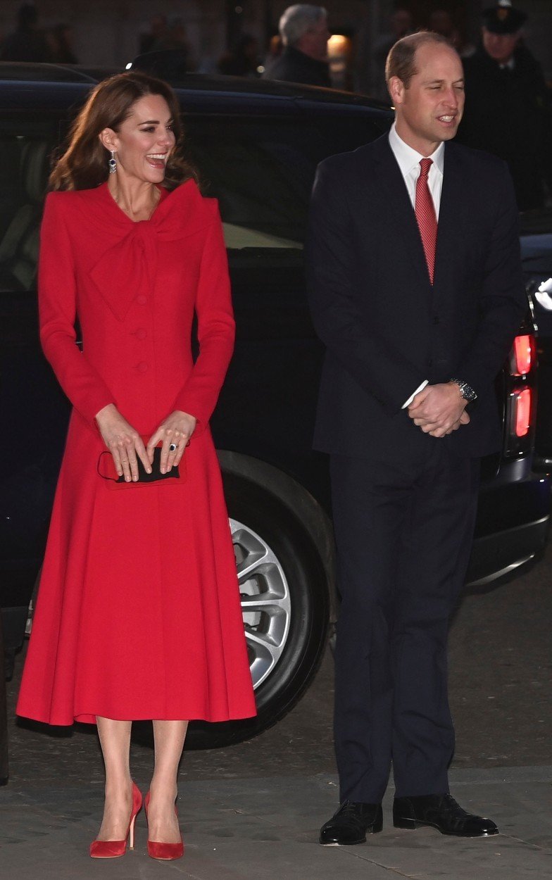 Kate Middleton s princem Williamem na bohoslužbě Royal Carols: Together at Christmas