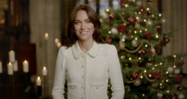 Princezna Catherine letos na Vánoce