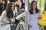Kate při návštěvě volnočasového centra povídala o svém těhotenství a dostala kachničku pro prince George