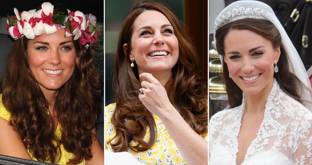 Kate Middleton si potrpí na přirozené a jednoduché účesy.