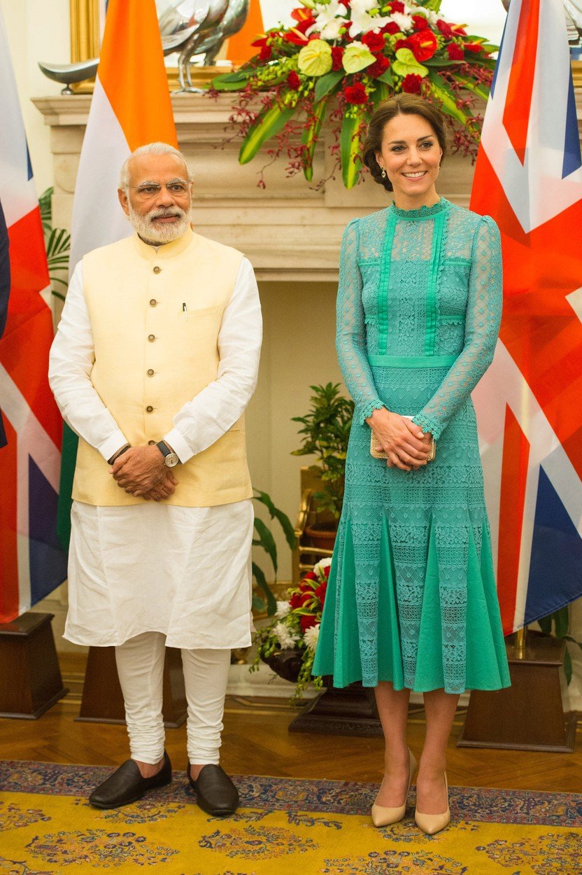 Vévodkyně Kate v Indii, duben 2016