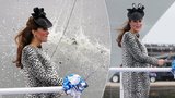 Královský křest: Kate v 8. měsíci pokřtila loď šampaňským za 40 tisíc!