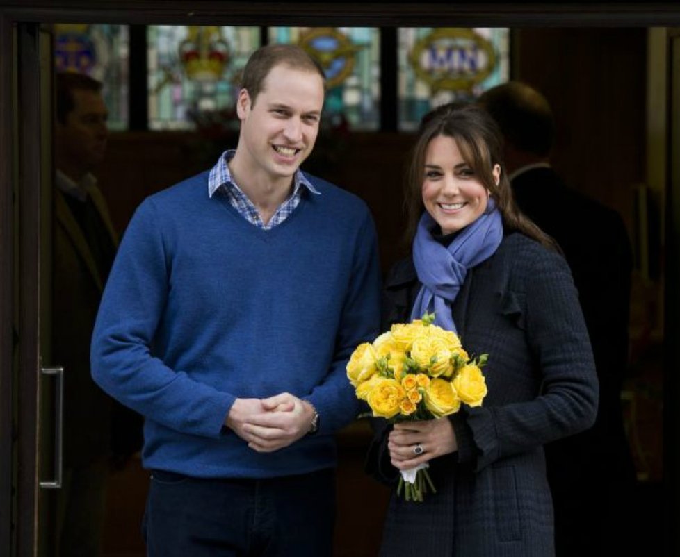 Princ William a Kate se na miminko už moc těší.
