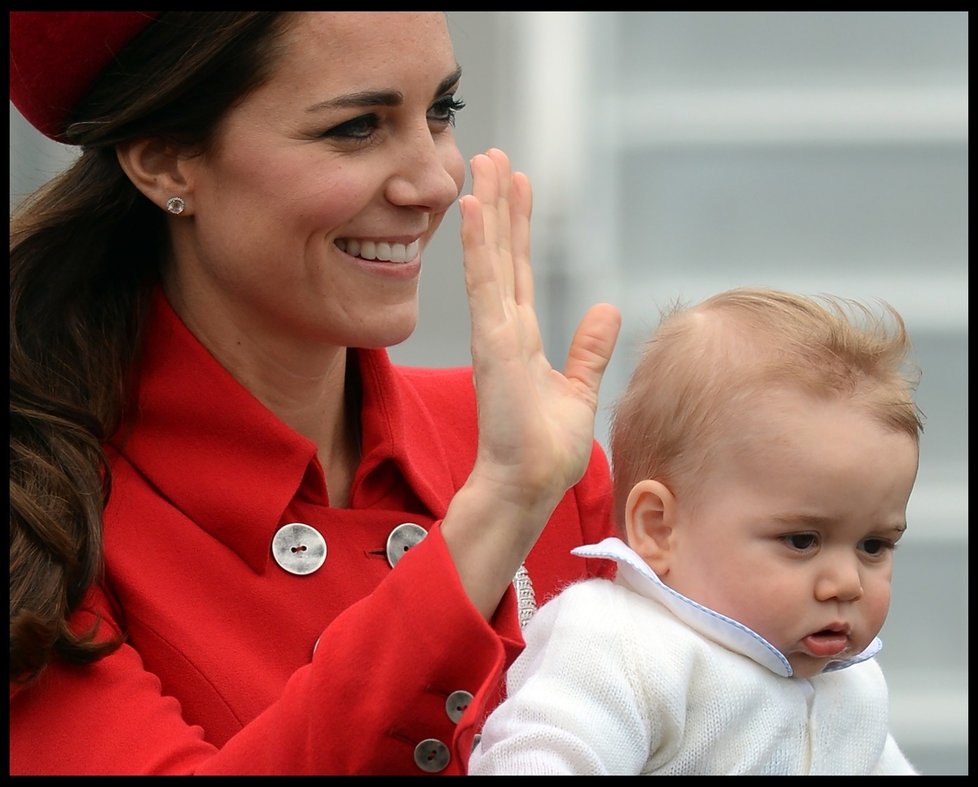 Kate s prvorozeným synem Georgem