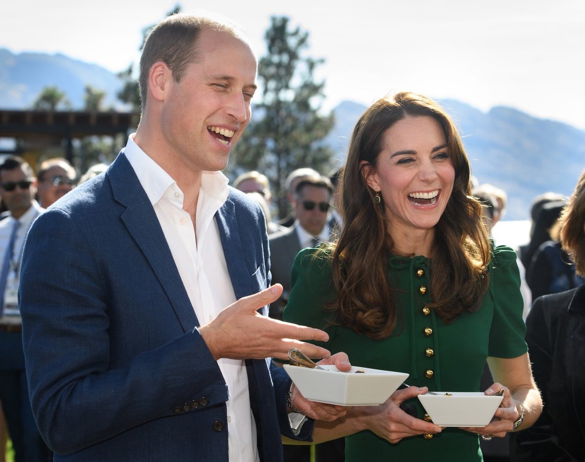 Vévodkyně Kate Middletonová a princ William.