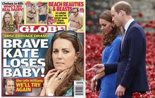 Zdrcující zpráva: Kate Middleton (32) prý druhé dítě potratila!