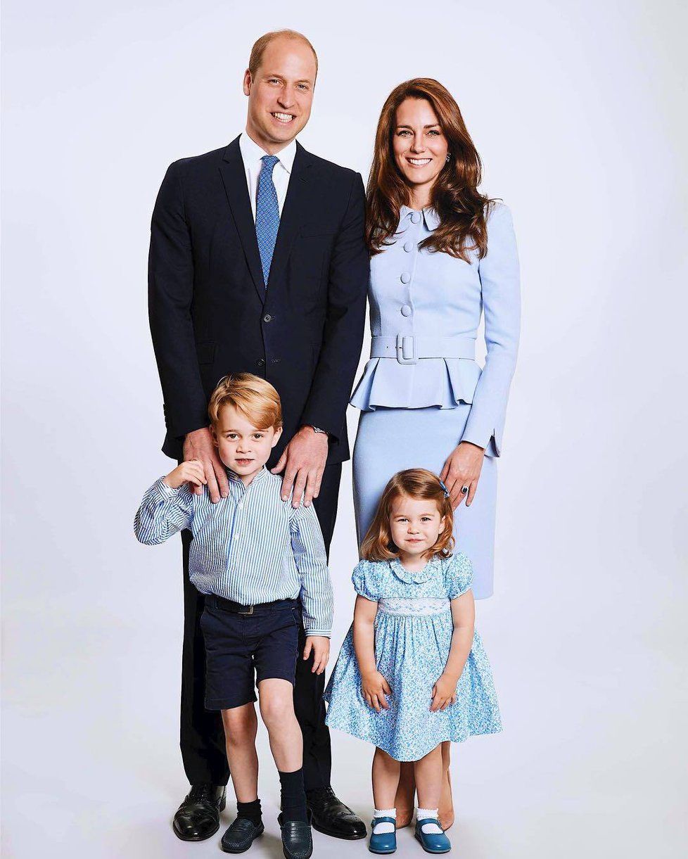 Vévodkyně Kate, princ William a děti