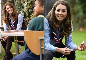 Kate Middleton v době koronavirové krize podpořila skauty