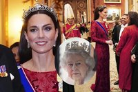 Elegantní Kate oslňovala v Buckinghamském paláci diplomaty: Skutečná princezna!