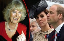 Rozhádaní Kate a William: Královna hasí krizi, Camilla si mne ruce!