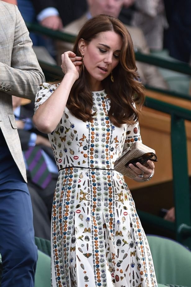 Kate Middleton na Wimbledonu.