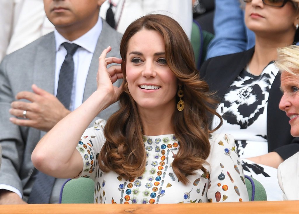 Kate Middleton na Wimbledonu.