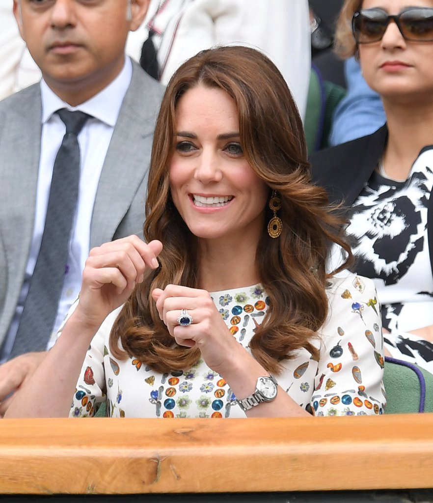 Kate Middleton na Wimbledonu.