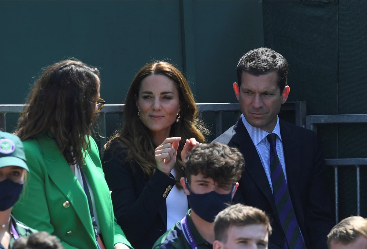 Kate Middleton na Wimbledonu