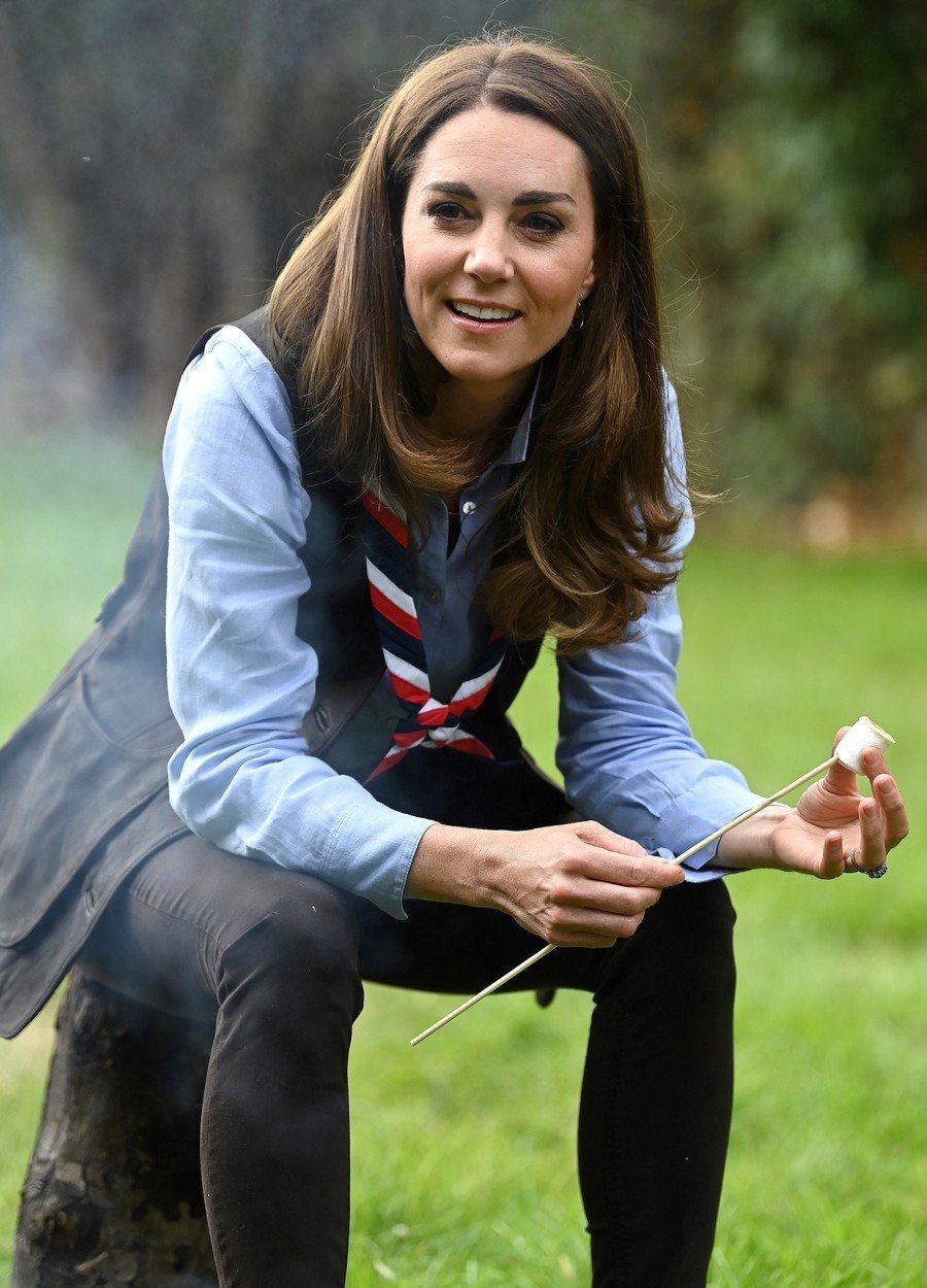 Kate Middletonová v době koronavirové krize podpořila skauty.