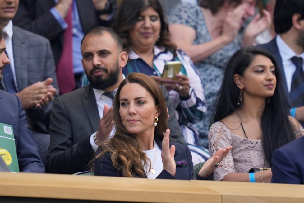 Kate Middleton na Wimbledonu