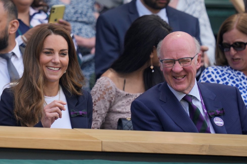 Kate Middleton na Wimbledonu