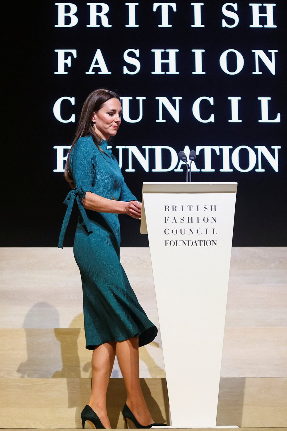 Kate Middletonová na předávání cen za design