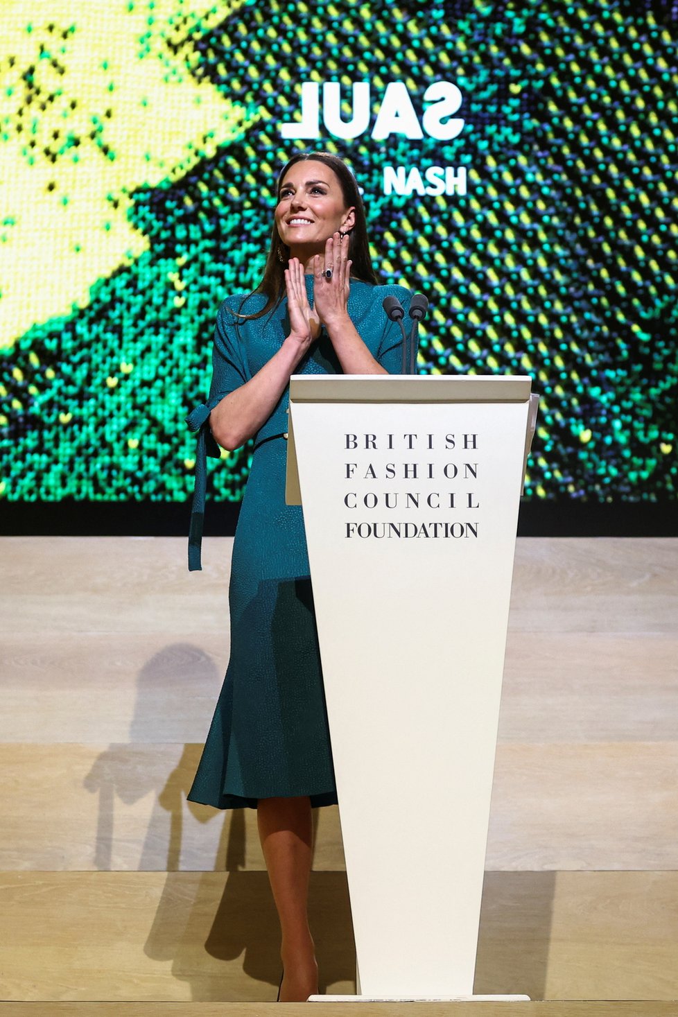 Kate Middletonová na předávání cen za design
