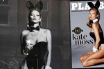 Kate Moss dráždí jako králíček z Playboye