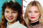 Kate Moss se z ošklivého káčátka změnila k nepoznání.