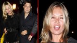 Kate Moss nezná prohibici: Na párty v Londýně se zlila pod obraz
