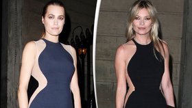 Kate Moss a Yasmin Le Bon oblékly stejné šaty od návrhářky Stelly McCartney