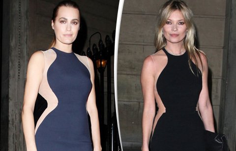 Trapas na večírku: Kate Moss a Yasmin Le Bon ve stejných šatech 