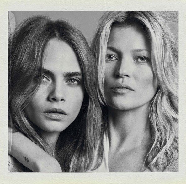 Kate Moss v kampani pro Mango s Carou Delevingne