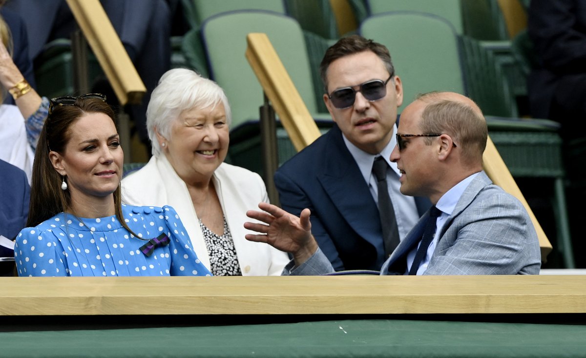 Vévoda a vévodkyně z Cambridge se na Wimbledonu dobře bavili