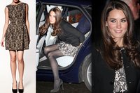 Vévodkyně Kate odhalila krásné nohy v šatech z konfekce