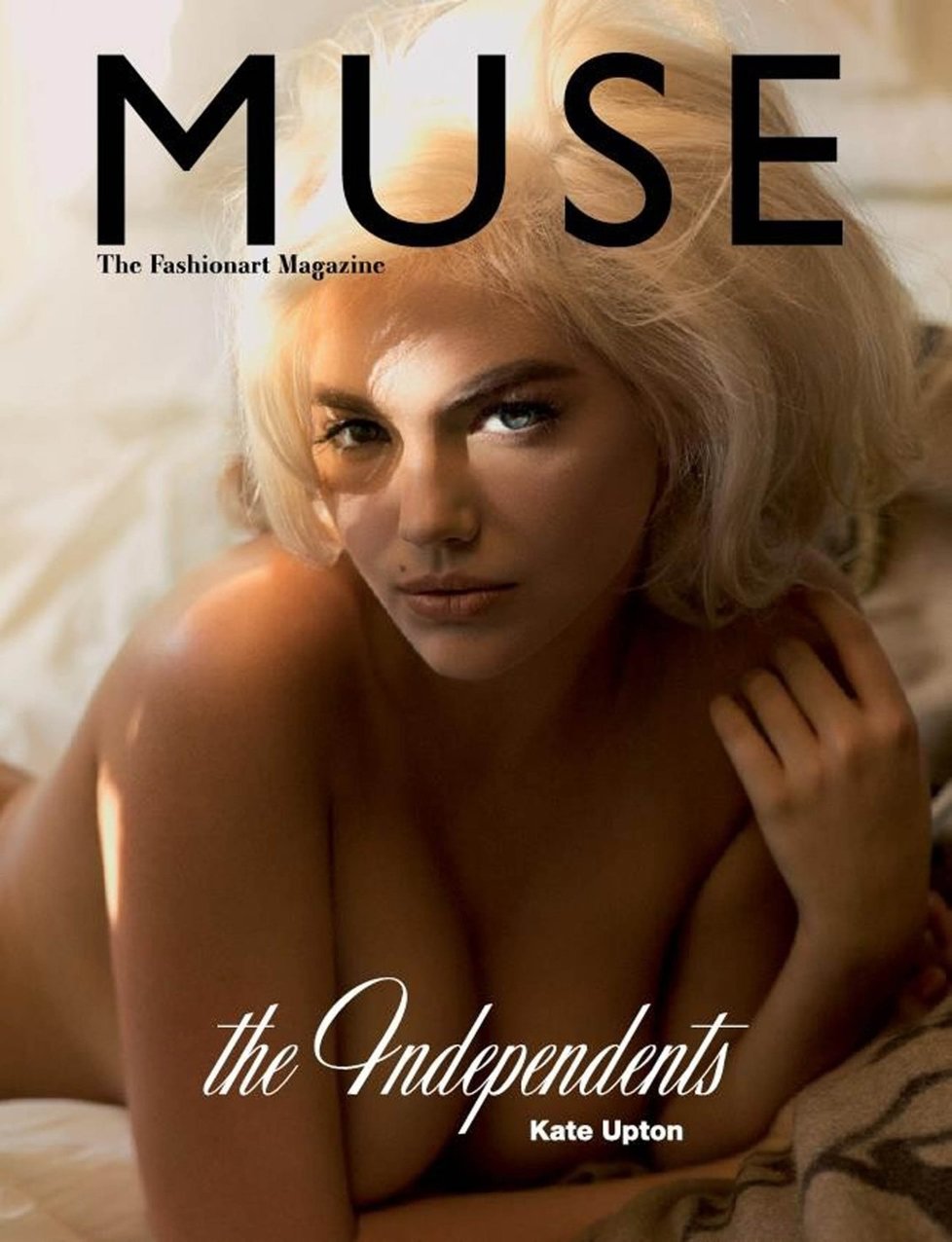 Kate Upton je na obálce časopisu Muse podobná Marilyn Monroe