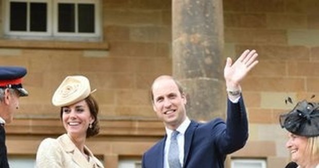 Vévodkyně Kate (34) se svým manželem, princem Williamem (33)