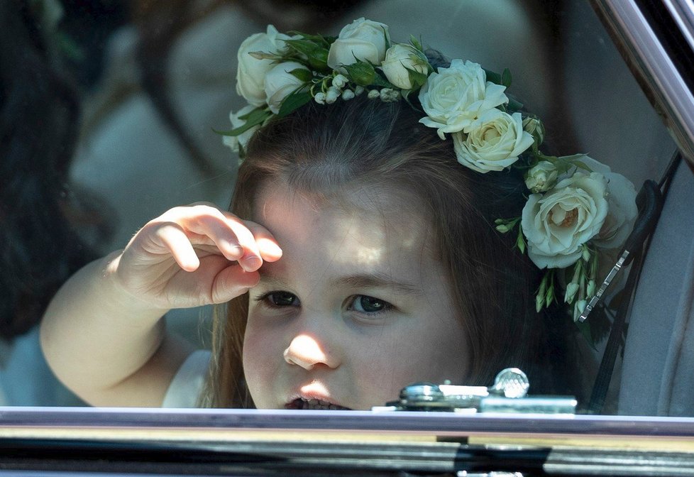 Královské děti na svatbě Meghan a Harryho