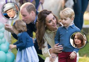 S kterou babičkou oslaví William, Kate a děti vánoční svátky?