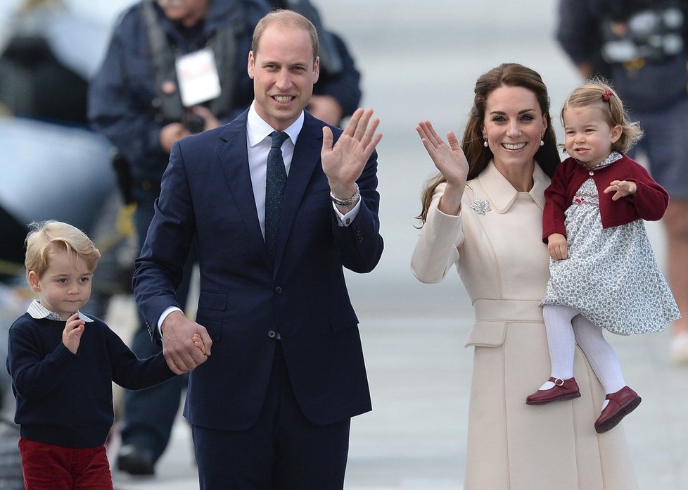 Kate a William s dětmi