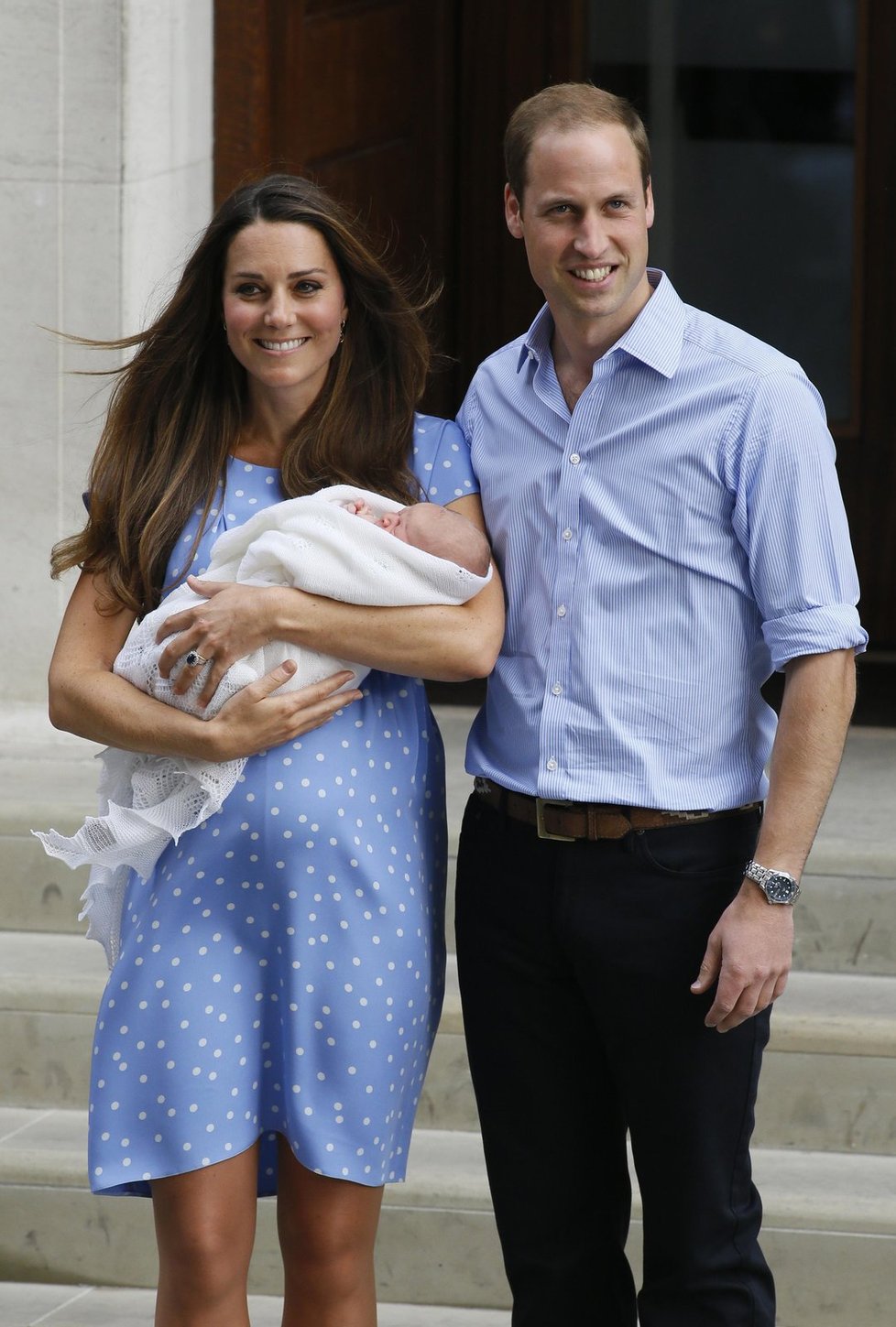 William a Kate s malým Georgem.