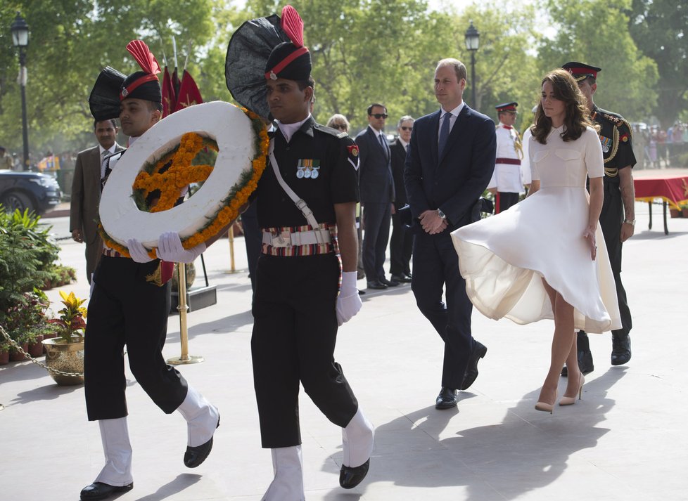 Princ William a vévodkyně Kate na návštěvě Indie