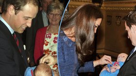 Královský pár neodolal a Kate i Williamem se na akci zapomněli s třítýdenním chlapečkem