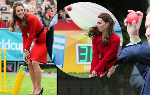 Sorry, Vaše Výsosti! Pomsta za porážku v jachtingu: William odpálil míček přímo na Kate!