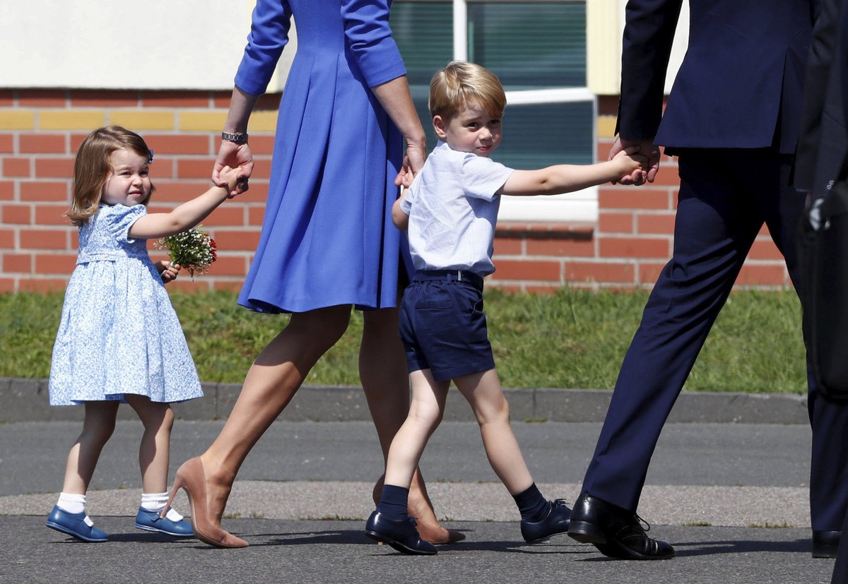 Módní ikony: George a Charlotte.