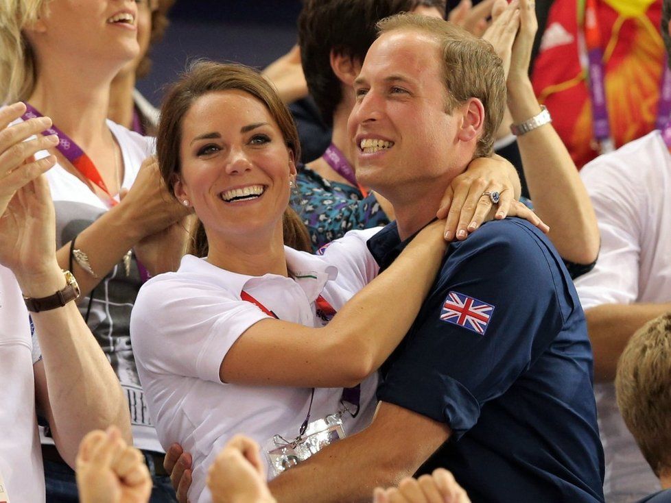 Kate a William na olympijských hrách v Londýně v roce 2012