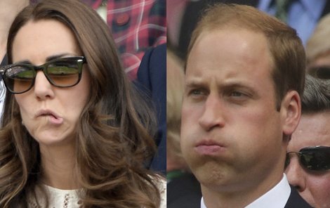 Kate a William zapomněli na decentní urozené úsměvy a ukázaly své znechucení.
