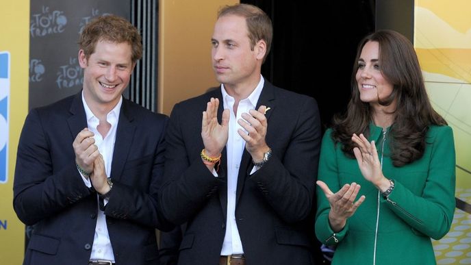 Harry, William a Kate