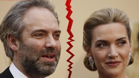 Oscarová Kate Winslet a režisér Sam Mendes ohlásili rozchod.