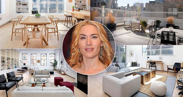 Kate Winsletová prodala střešní apartmán v New Yorku: Luxus za víc než 120 milionů!